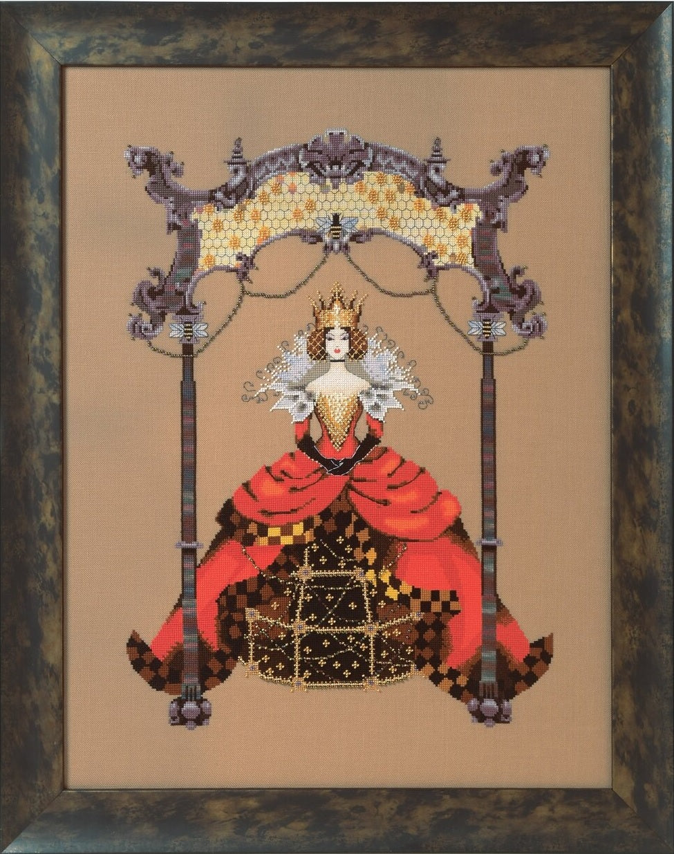 Mirabilia Queen Bee MD171 cross stitch pattern