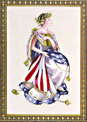 Mirabilia Queen of Freedom MD64 cross stitch pattern