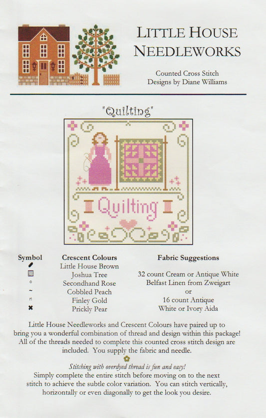 Little House Quilting cross stitch pattern