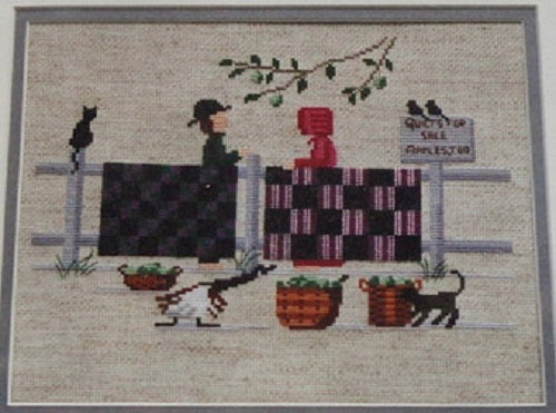 Diane Graebner Quilts For Sale, Apples Too DGX-081 Amish cross stitch pattern