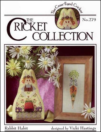 Cricket Collection Rabbit Habit 279 cross stitch pattern