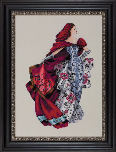 Mirabilia Red MD-128 victorian cross stitch