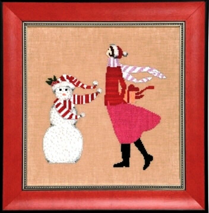 Nora Corbett Red Winter Gift NC174 christmas cross stitch pattern