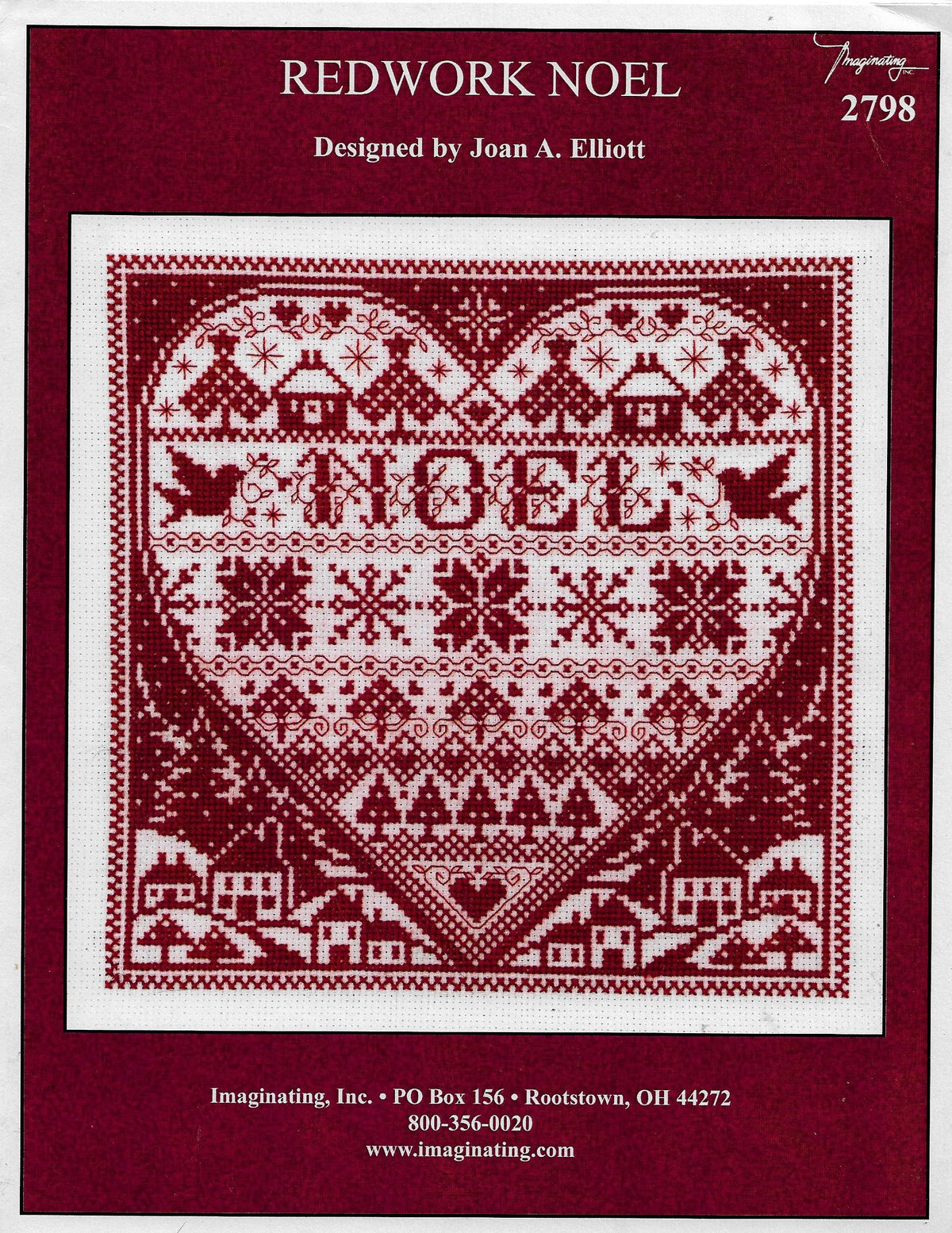 Redwork Noel pattern – Sandra's Stitch Stash