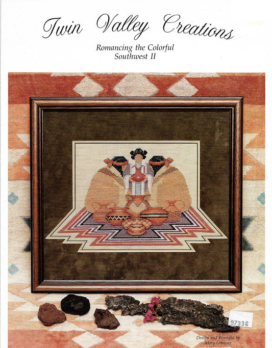 Twin Valley Romancing the Colorful Southwest II native american cross stitch pattern