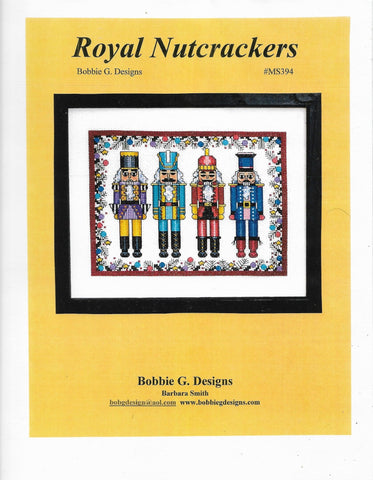 Bobbie G. Royal Nutcrackers MS394 cross stitch pattern