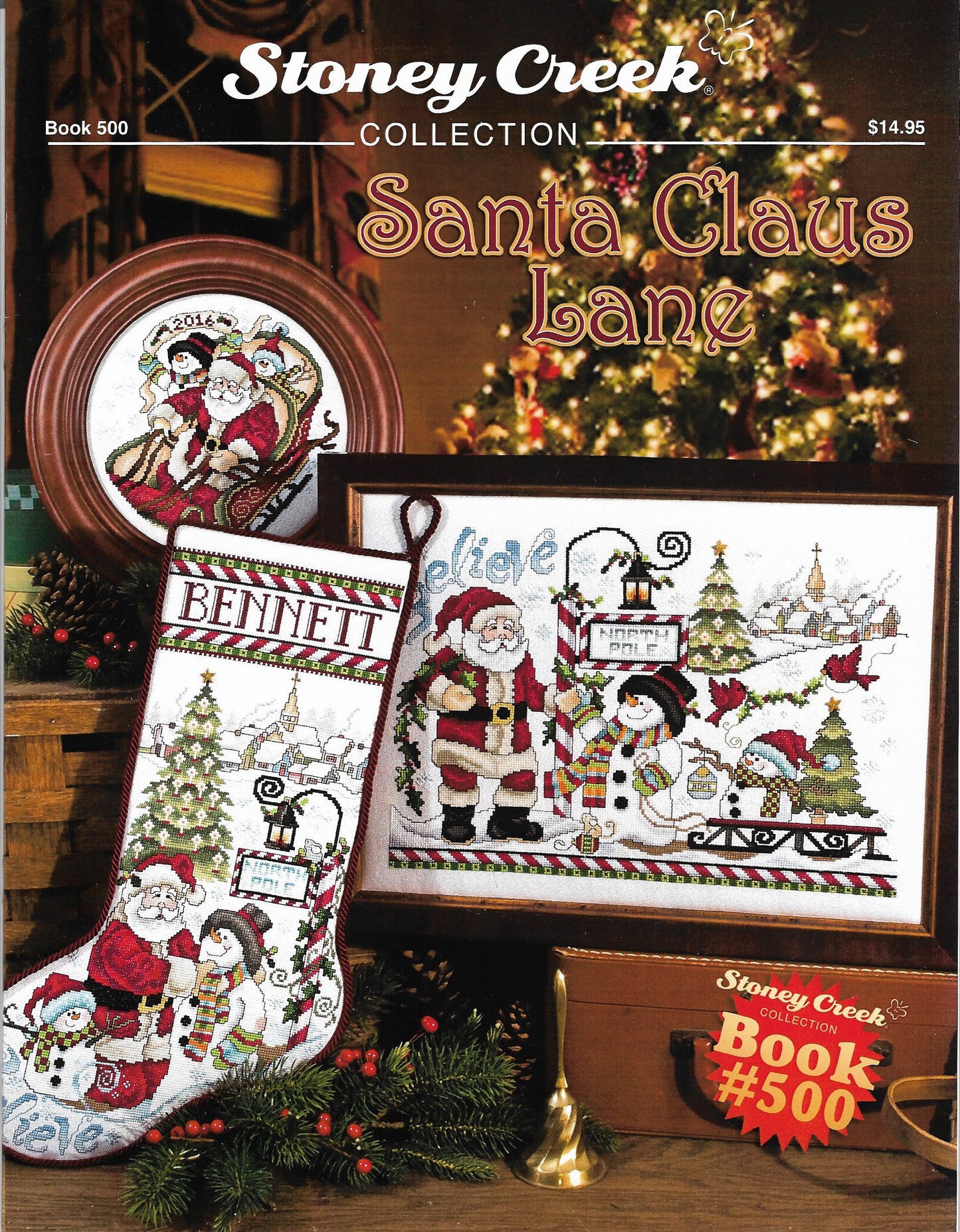 Stoney Creek Santa Claus Lane BK500 cross stitch pattern