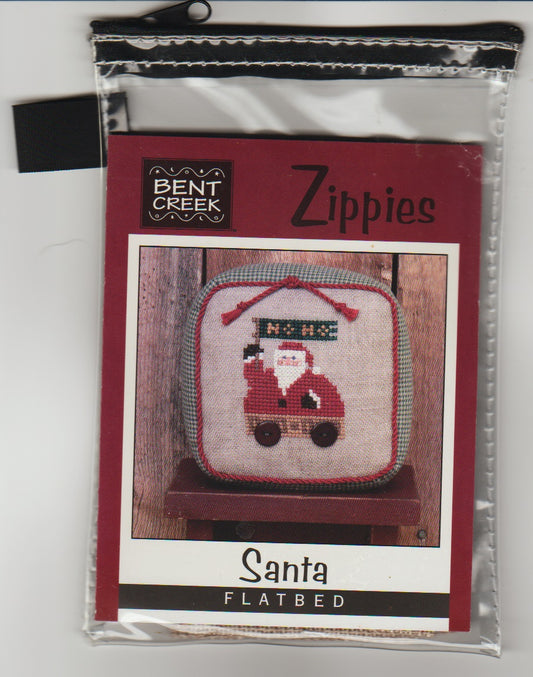 Bent Creek Santa Flatbed cross stitch kit