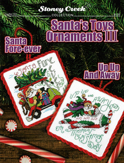 Stoney Creek Santa's Toys Ornaments III LFT551 cros stitch pattern