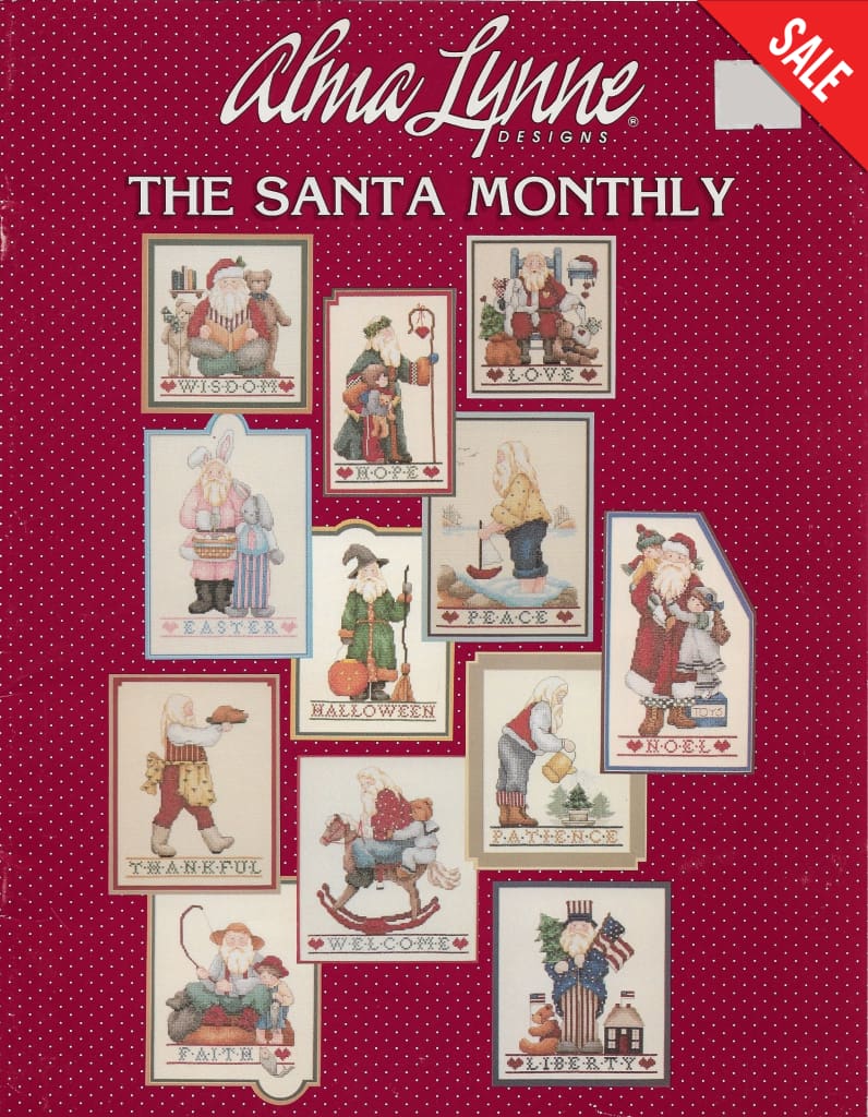 Alma Lynn Santa Monthly ALX-80 cross stitch pattern