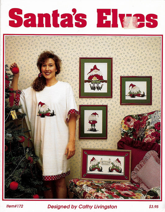 Just Crossstitch Santa's Elves christmas cross stitch pattern