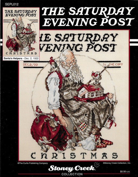 Stoney Creek The Saturday Evening Post Santa's Helpers SEPL012 christmas cross stitch pattern