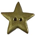 Metallic Gold Star button