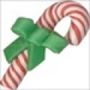 Stoney Creek Candy Cane With Bow SB444L-R button