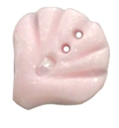 Stoney Creek Peach Pearl Clam Shell button  SB589S handmade button