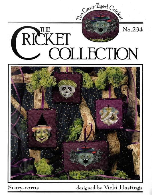 Cricket Scary-corns CC234 cross stitch pattern