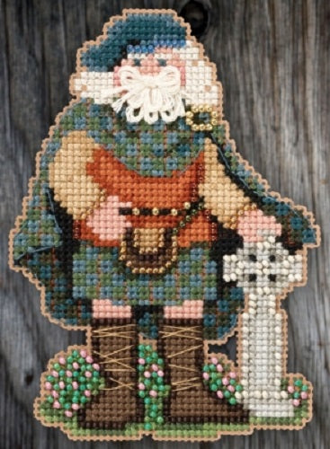 Mill Hill Scotland Santa 20-5301 beaded cross stitch kit