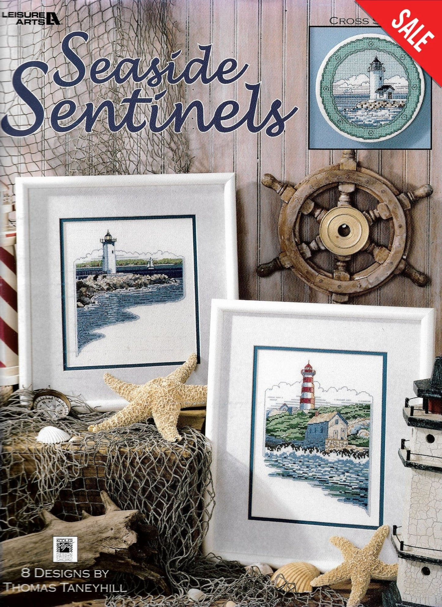 Leisure Arts Seaside Sentinels 3245 lighthouse cross stitch pattern