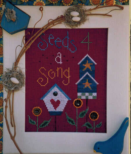 Lizzie Kate Seeds 4 a song LK033 cross stitch pattern