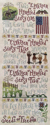 Silver Creek Samplers Seed's of Freedom cross stitch pattern