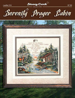 Stoney Creek Serenity prayer LFT210 cross stitch pattern