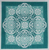 Lace Traces~Shades of Jade pattern