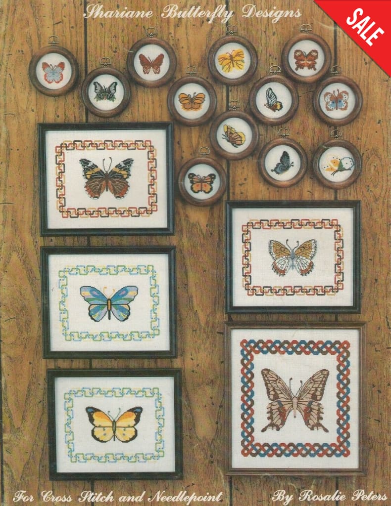 Masterpiece Shariane Butterfly Designs cross stitch pattern