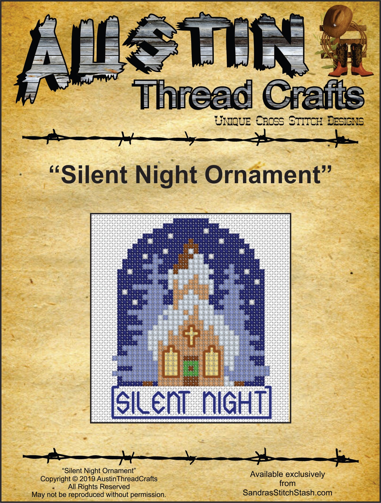 Silent Night Ornament pattern