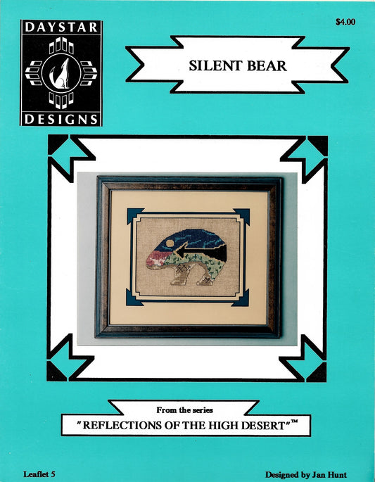 Daystar Designs Silent Bear native american cross stitch pattern