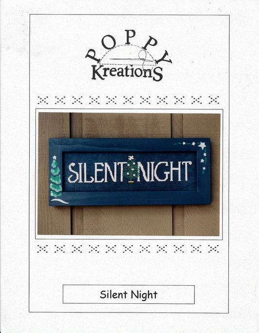 poppy Kreations Silent Night Christmas cross stitch pattern