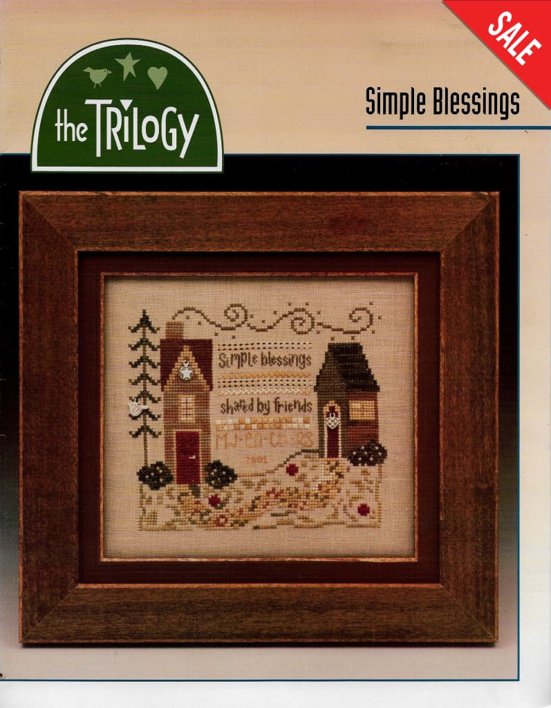 Triology Simple Blessings cross stitch pattern