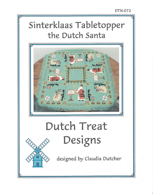 Dutch Treat Designs Sinterklaas Tabletopper the Dutch Santa christmas cross stitch pattern