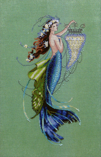 Mirabilia Siren and the Shipwreck MD-125 Victorian cross stitch