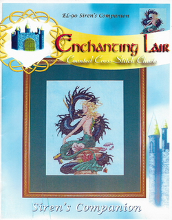Enchanting Lair Siren's Companion Mermaid fantasy cross stitch pattern