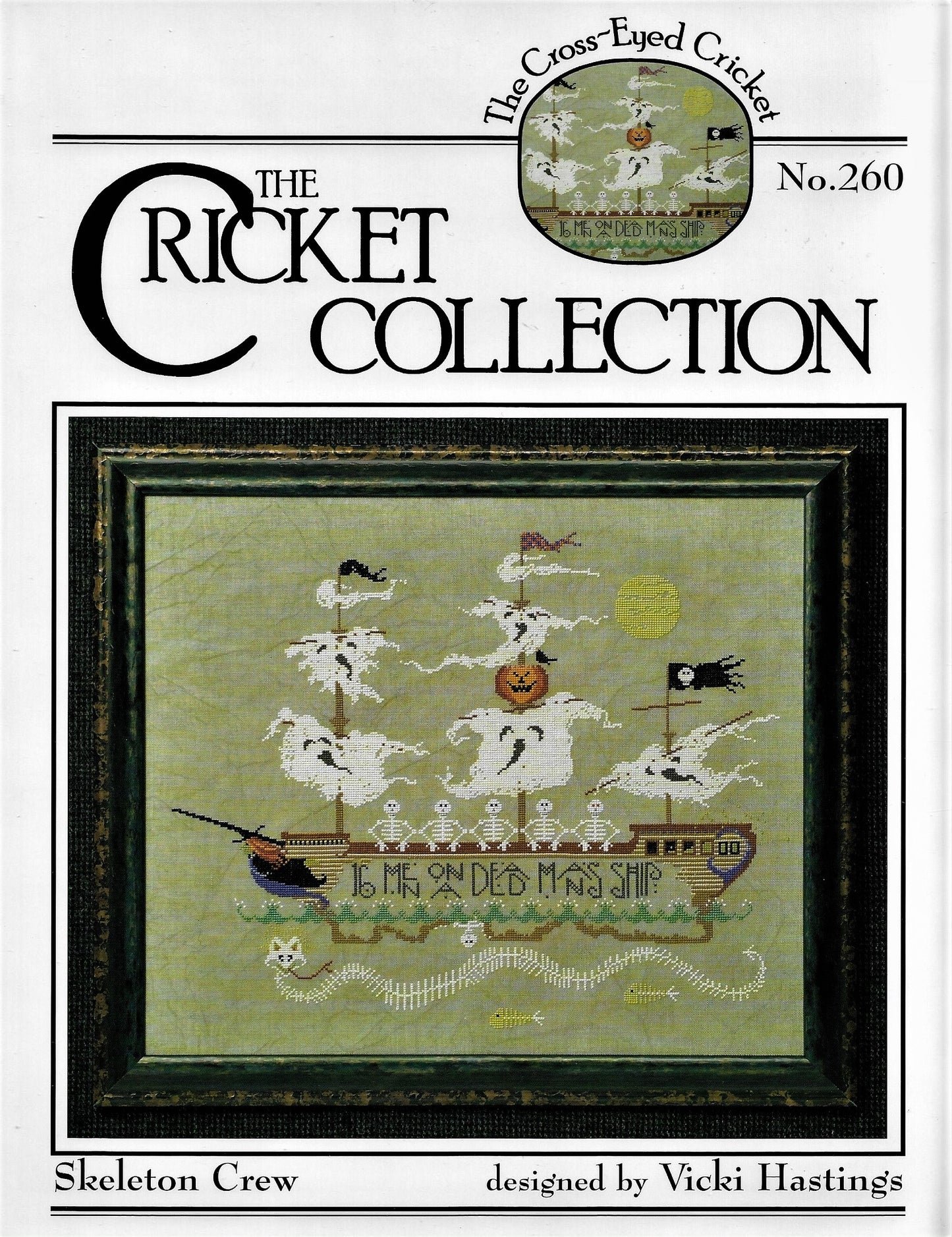 Cricket Collection Skeleton Crew CC260 cross stitch pattern
