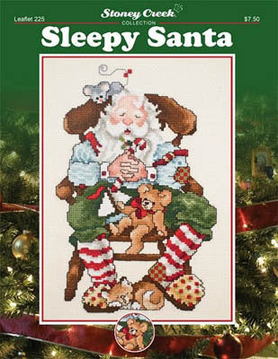 Stoney Creek Sleepy Santa LFT225 cross stitch booklet