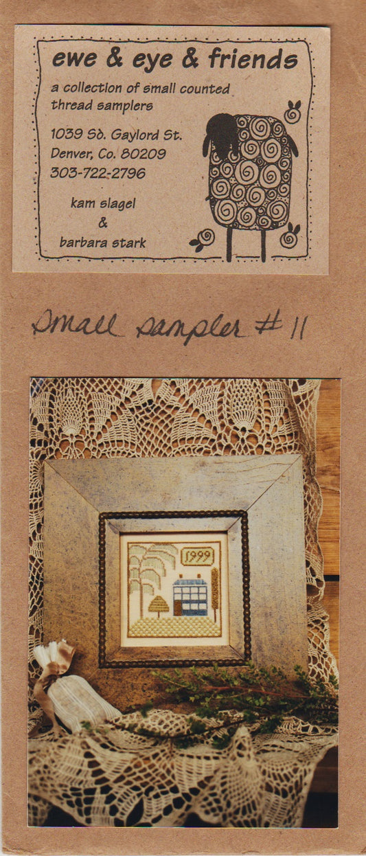 Ewe & Eye Small Sampler #11 cross stitch pattern