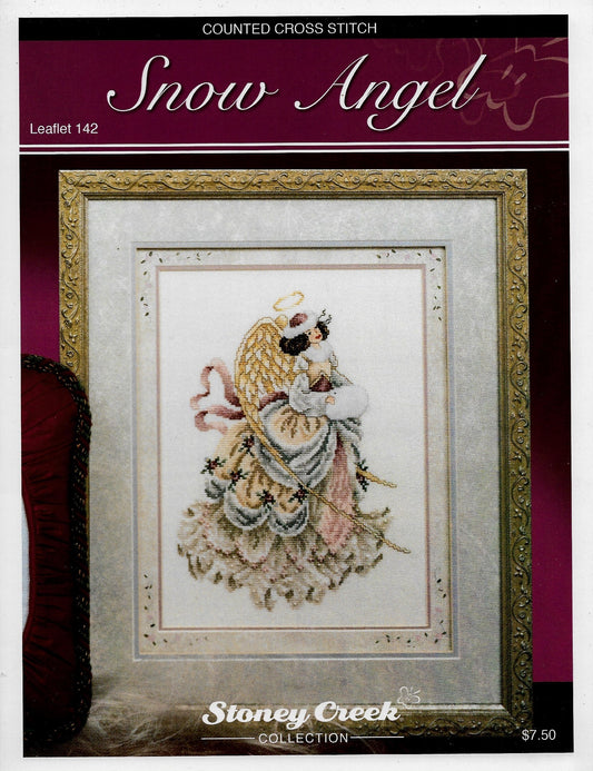 Stoney Creek Snow Angel LFT142 Christmas cross stitch pattern