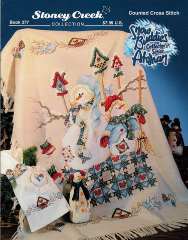Stoney Creek Snow Buddies Afghan collector's series BK377 cross stitch pattern