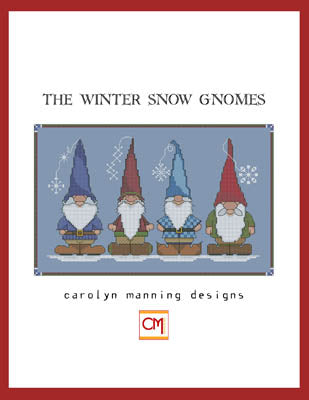 Carolyn Manning Winter Snow Gnomes Cross stitch pattern