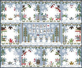 Snow Village Banner - Snow Village 1 pattern