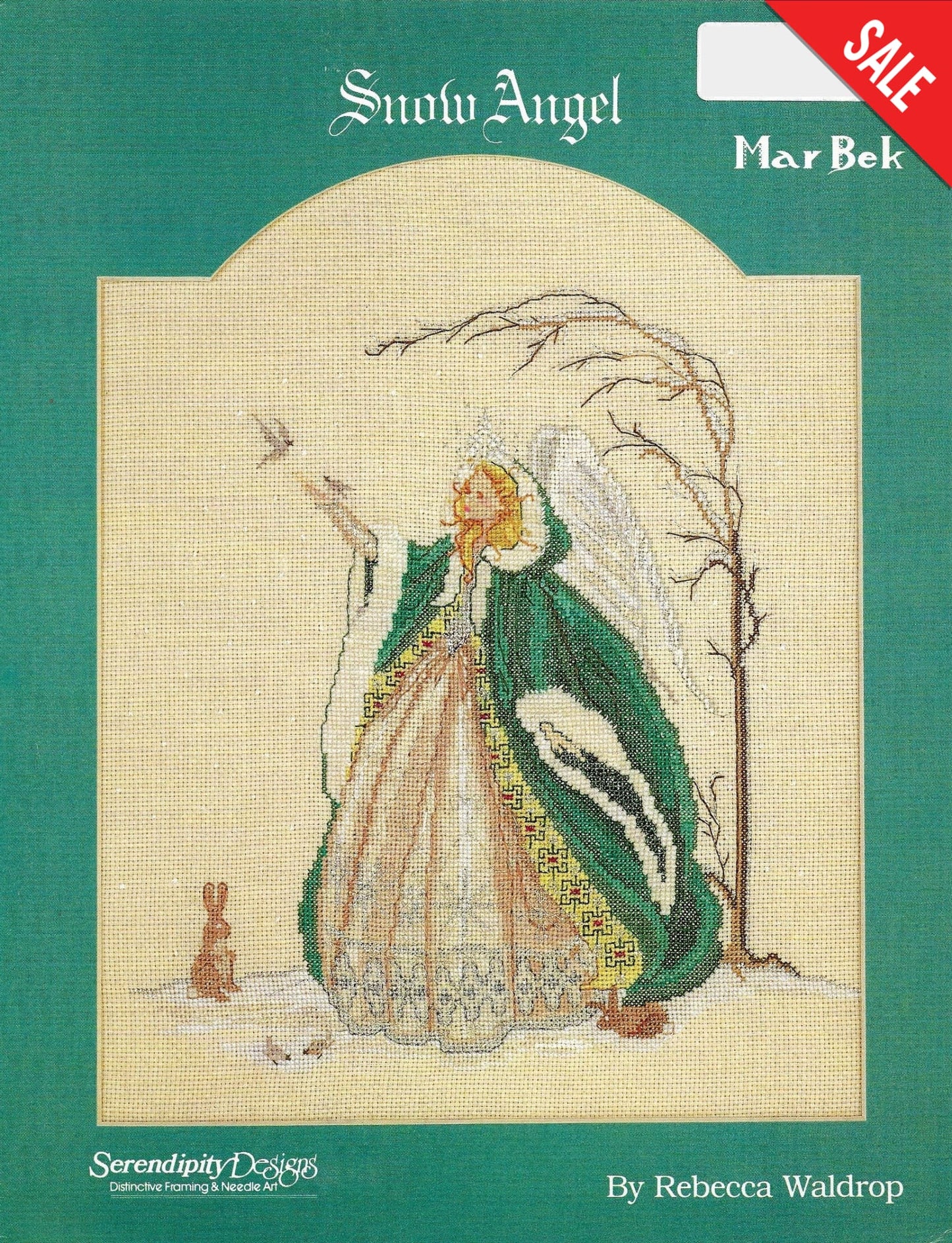 Serendipity Designs Mar Bek Snow Angel winter cross stitch pattern