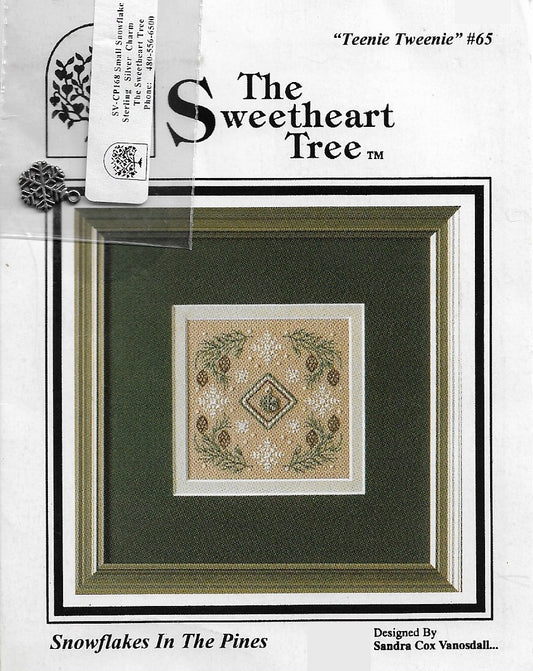 The Sweetheart Tree Snowflakes In The Pines cross stitch pattern