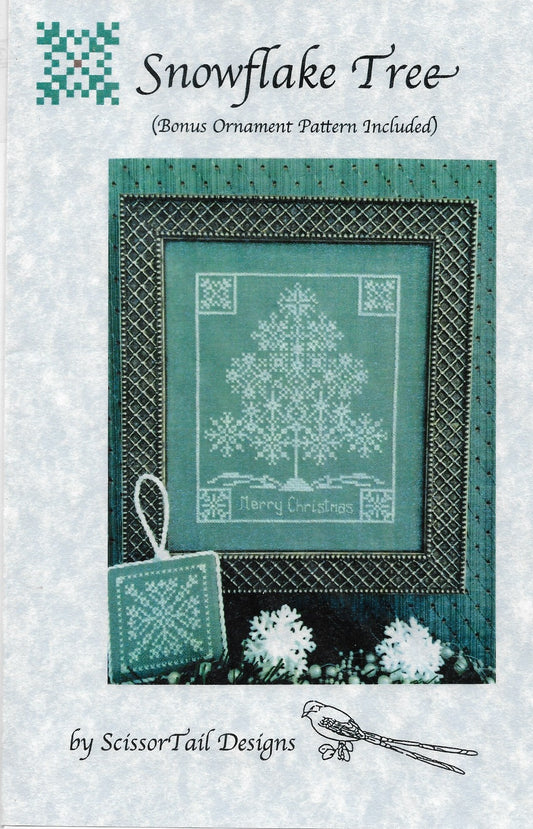 Scissortail Designs Snowflake Tree christmas cross stitch pattern