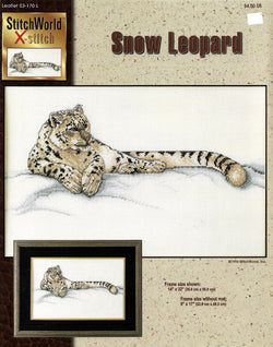 StitchWorld X-Stitch Snow Leopard 03-170L animal cross stitch pattern
