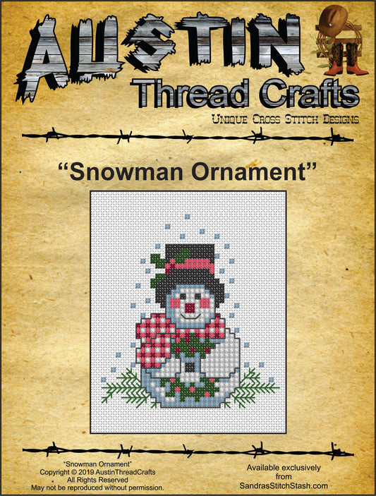 Snowman Ornament pattern