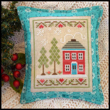 Country Cottage Needleworks Snow Place Like Home 2 cros stitch pattern