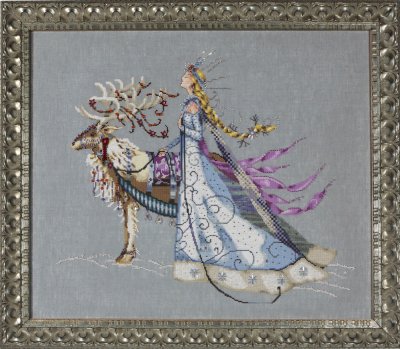 Mirabilia Snow Queen Nora Corbett MD143 cross stitch pattern