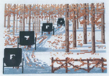 Diane Graebner Snowy day DGX-180 cross stitch pattern