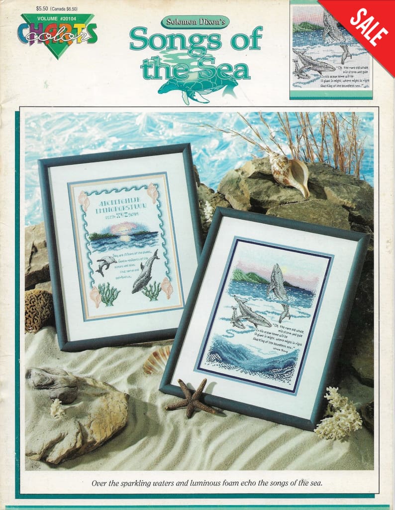 Color Charts Songs of the Sea 20104 cross stitch pattern